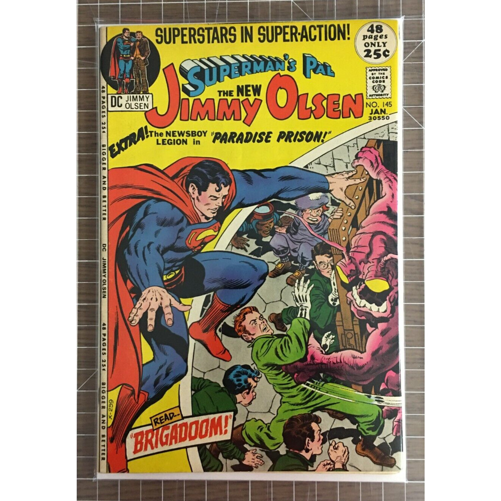 Superman's Pal Jimmy Olsen #145 Paradise Prison - DC Comic (1972) 4-5
